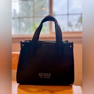 Guess Handbag Women's Black Handle Holden Mini Tote purse